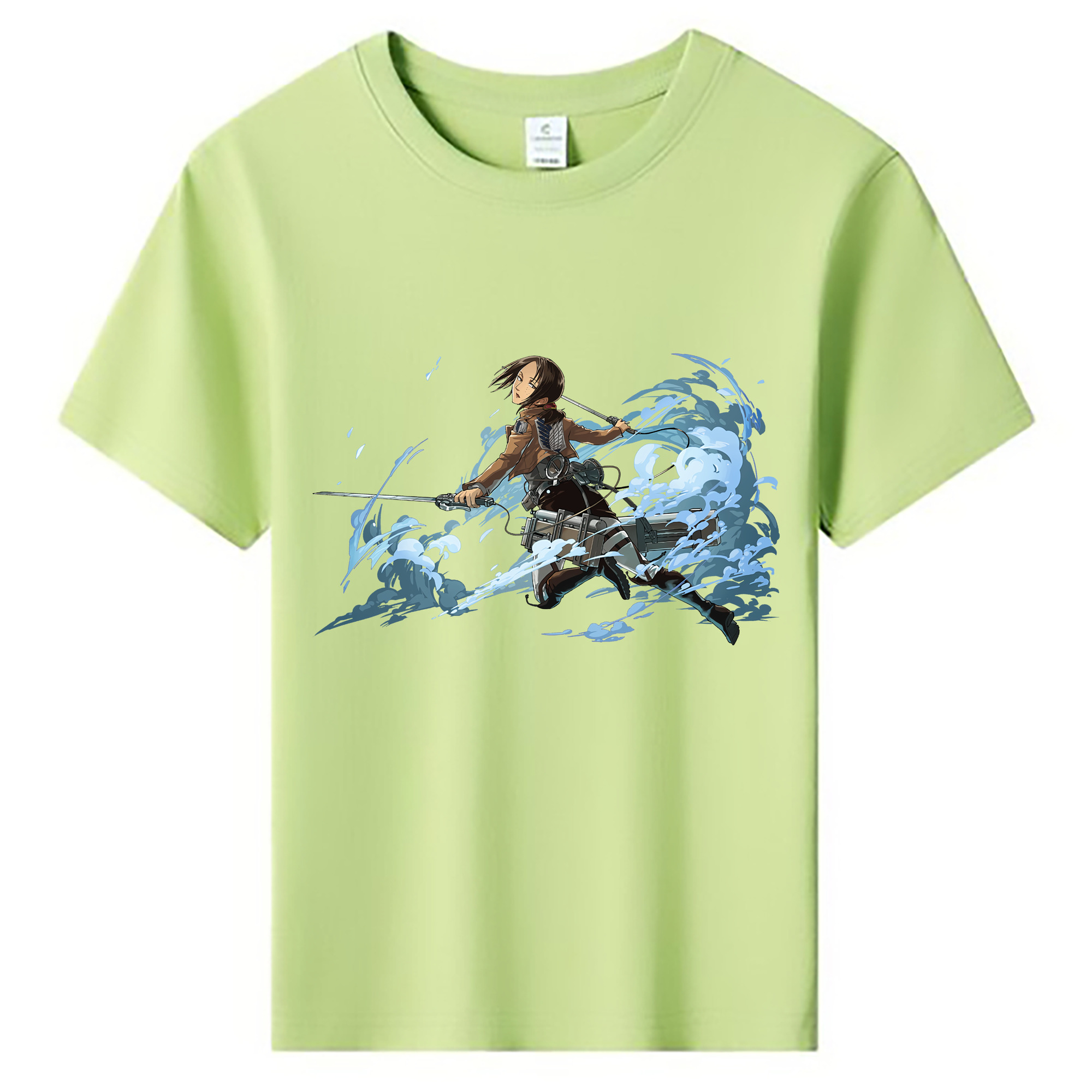 （画像用） 進撃の巨人 Attack on Titan 綿100％キッズTシャツ（フロントプリント）